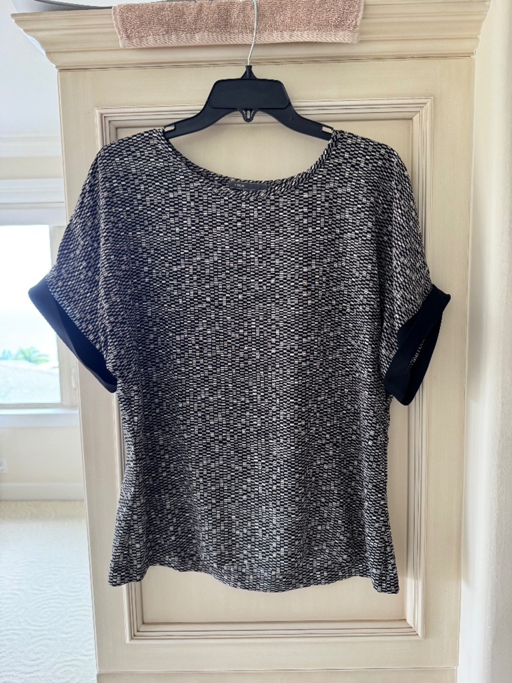 Vince Silk Printed Blouse